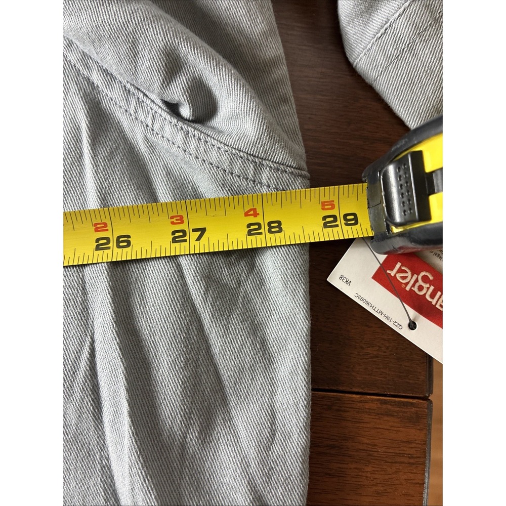 Wrangler Men's Comfort Flex Shirt Twill Long Sleeve Button Up 2XL Gray - Picture 12 of 15